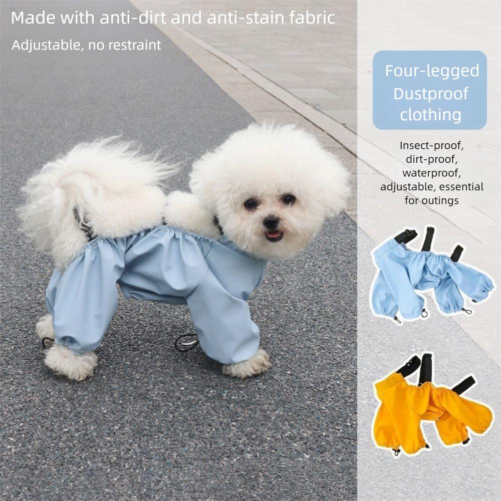 Stain Resistant Waterproof Dog Jumpsuit Adjustable Straps Outdoor Dog Pants Walking