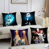 Game U-Undertale Pillow Case Sofa Short Plush Double-Sided Hd Printing Room Home Office Gift Cushion Cover