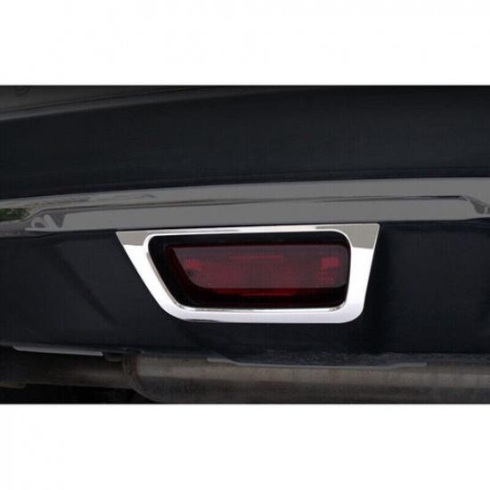 For Nissan Rogue 2014-2020 Chrome Rear Brake Fog Light Lamp Frame Cover Trim