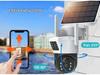 V380 Dual-Lens Wireless Solar Camera: Outdoor, Remote, Low-Power Surveillance