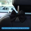 2PCS Car Seat Hooks, Cute Bow Car Seat Headrest Hooks for Purses, Bags, Umbrella, Universal Automotive Interior Decoration Accessoriesl for Vehicle,