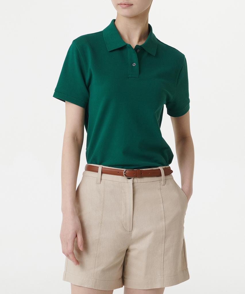 MUSINSA STANDARD WOMAN [Cooltandard] Women'S Pique Polo Shirt [Green]
