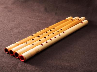 Shinobue Tenshu Bamboo Traditional Japanese Musical Instrument for Festivals and Festivals (Japanese Flute) - (7-hole, 7-tone Scale)
