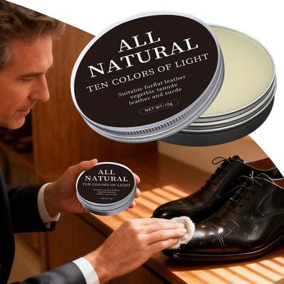 Lederpflegemittel & Restaurationsbalsam 10g Nährende Politurcreme Für Möbel Autositzpolster, Stiefel, Taschen, Schützt & Revitalisiert Leder