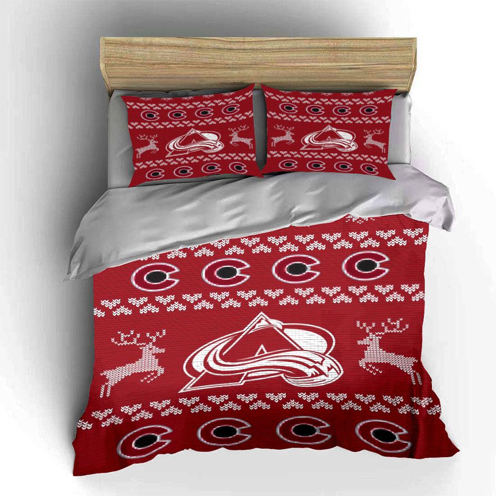 "Red Winter Deer Bedding Set" Bedding Duvet Cover Set Duvet Cover Pillowcases (1 * Duvet Cover 2 * Pillowcases, Without Duvet Insert)