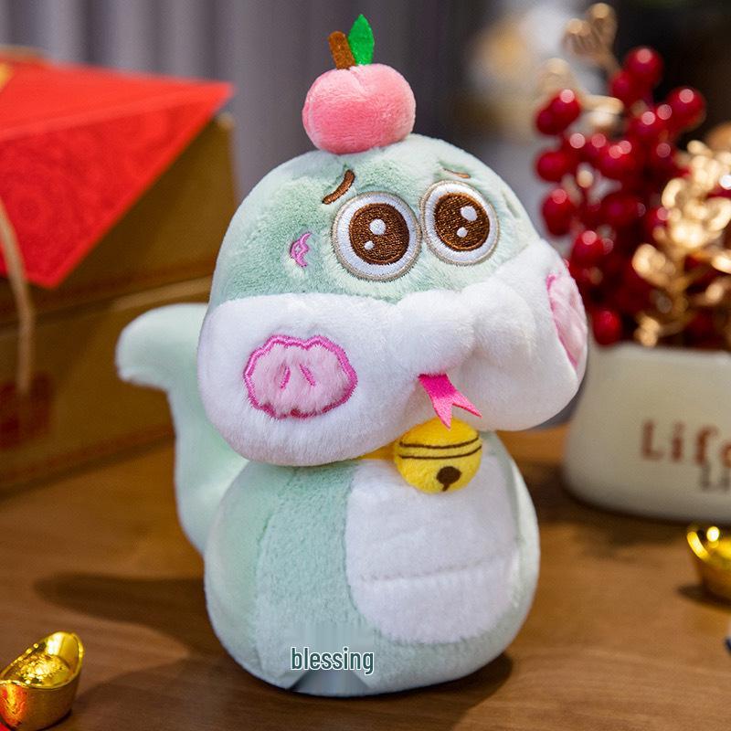 2025 Year of the Snake Plush Toy: Mini Snake Cloth Doll Ornament & New Year Gift
