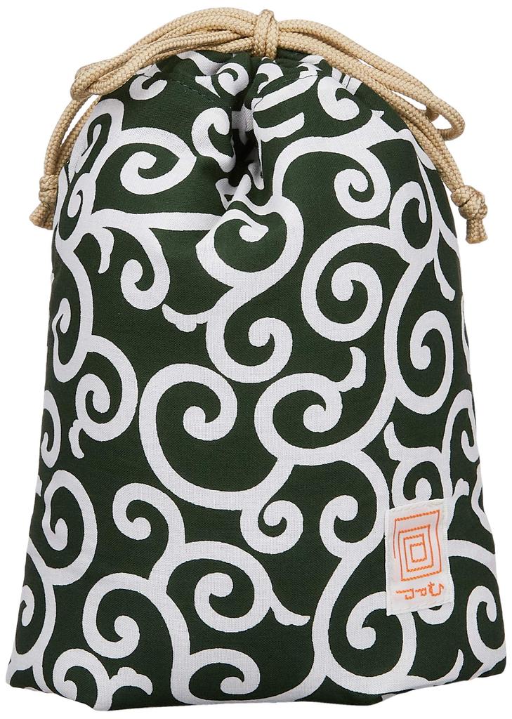 Kenko Drawstring Arabesque 811702 General-Purpose Pouch, Medium, Pattern,
