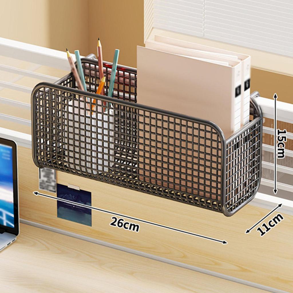 Hanging Storage Basket for Magazine Phone Drinks Bedside Shelf Bedroom Office Large Capacity Easy to Install Multifunction