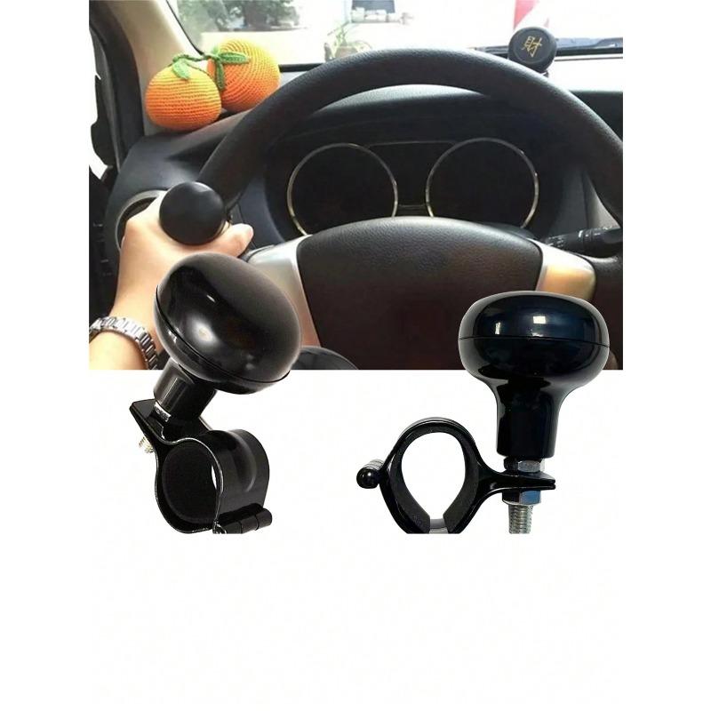 1pc Universal Truck Heavy Car Duty Anti Slip Steering Wheel Cover Spinner Knob Handle Booster Grip Protective Auxiliary Ball