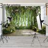 2D Cascading Greenery Pink Purple White Flower Wall Backdrop Bridal Shower Photo Booth Background