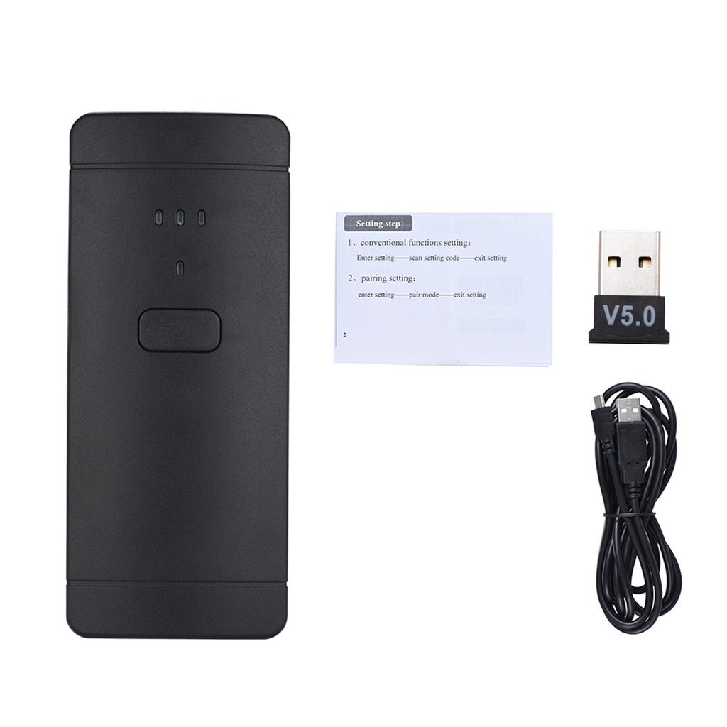 P2000 Portable Mini Wireless USB Wired 1D 2D Image Barcode Scanner QR PDF417 Bar Code Reader 130,000 Inventory Memory
