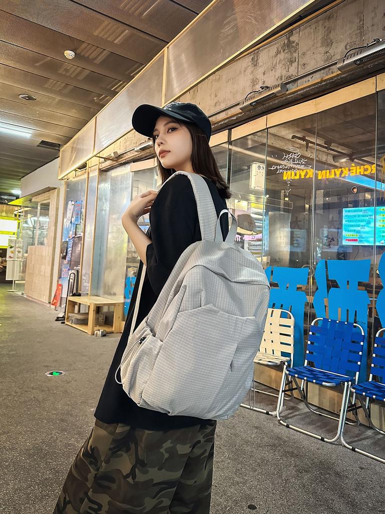 Schoolbag source new backpack men and women junior high school college students niche travel lightweight backpack