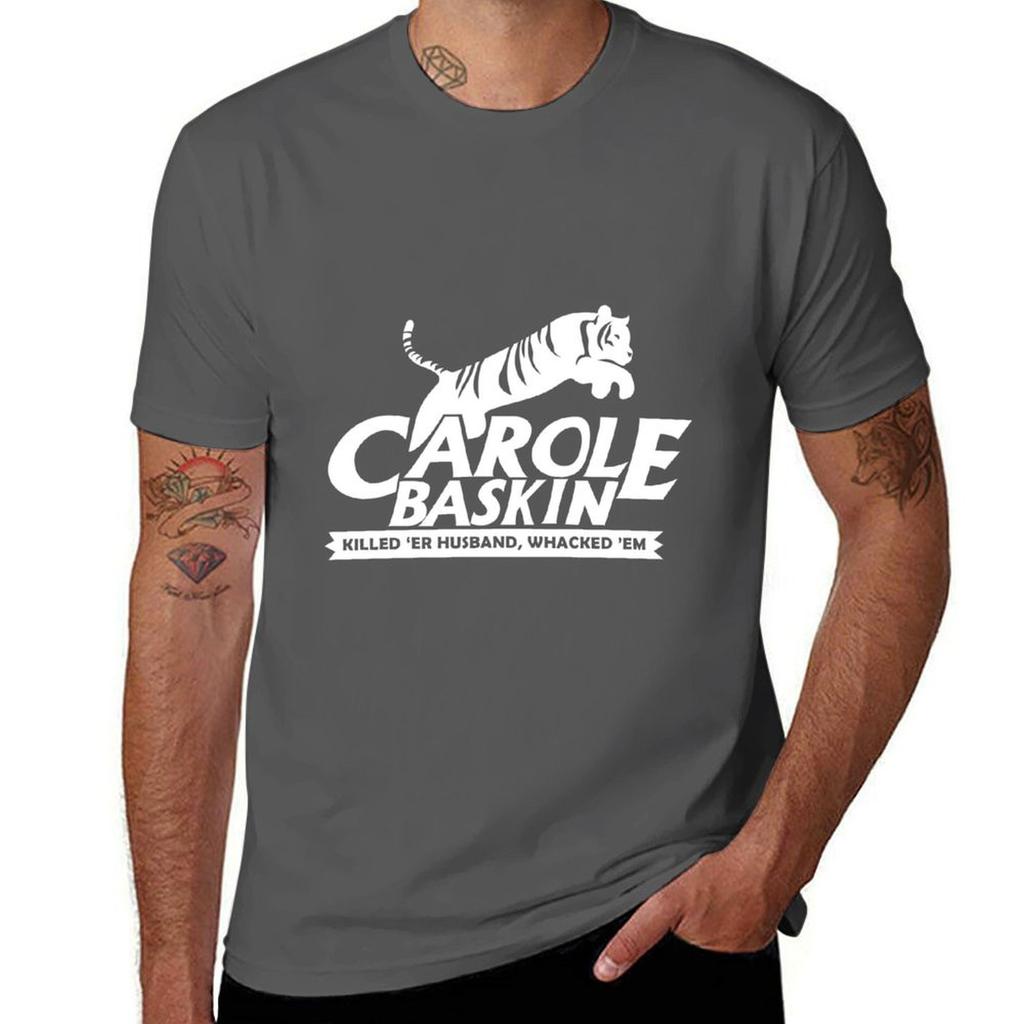 Carole Baskin (White) Tshirt Utility Work Short Sleeve Top Tshirt