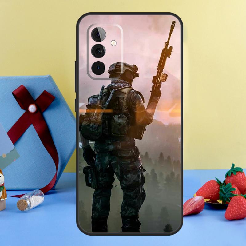 Tactical Swat Gear Pattern Case For Samsung Galaxy A13 A33 A53 A16 A17 A54 A34 A14 A15 A35 A55 A52 A12 A32 A26 A36 A56