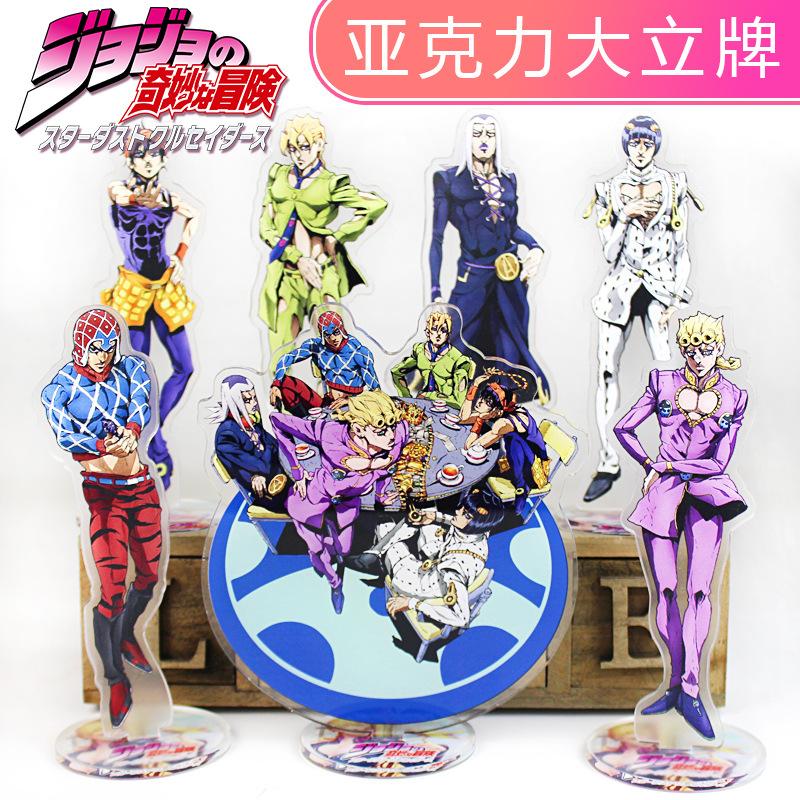 JOJO s Bizarre Adventure Golden Wind Anime Acrylic Standee Character Display Figurine Dropshipping Anime Merchandise