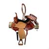 Cowboy Horse Saddle Nøkkelring Creative Auto Rear View Mirror Anheng Dekor Bil Interiør
