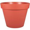 Round Flower Pot Ø 30 Cm - EDA - Toscane - 10 L - Indoor/Outdoor - Ø 29.5 X H.24 Cm - Terracotta Orange