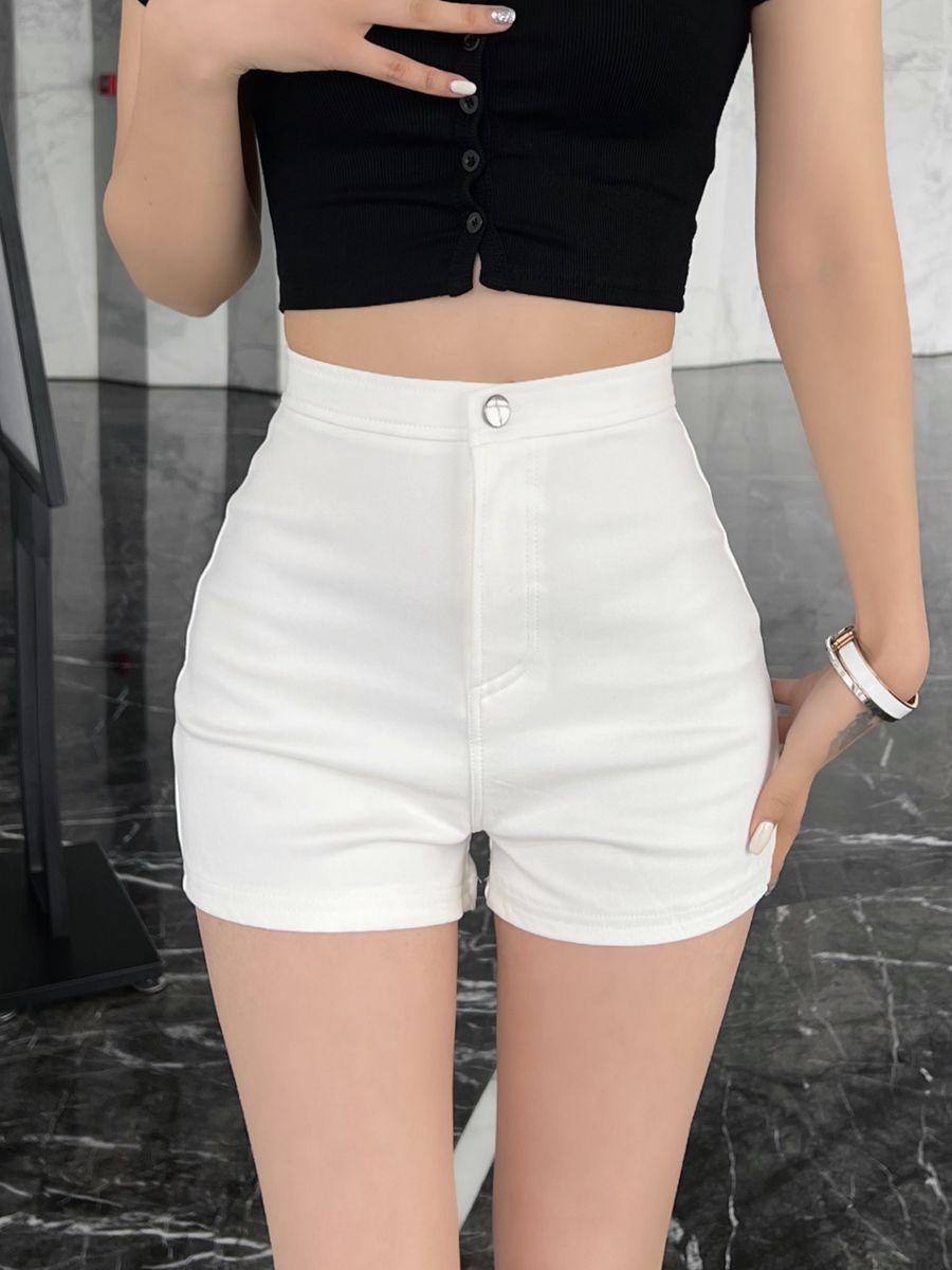 Women s High-Waisted Slimming Suit Shorts - Summer 2025 Petite Edition S