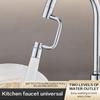 1080° Rotating Faucet Extender Wide Angle Rotating With 2 Water Flows Modes For Kitchen Use