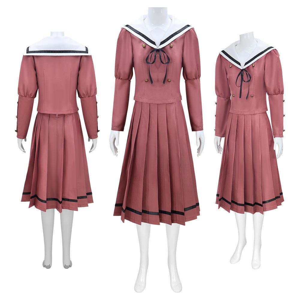 Anime The Fragrant Flower Blooms With Dignity Waguri Kaoruko Cosplay Costume Jk Uniform Carnival Women Casual Halloween Set