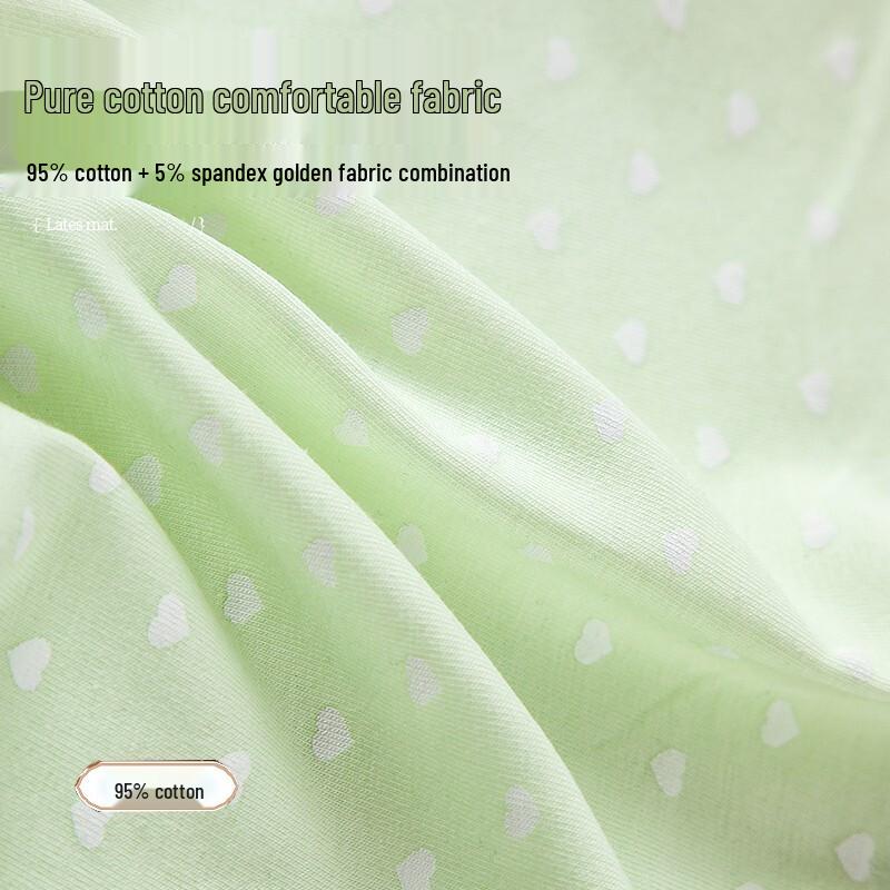 LANGSHA Women's Pure Cotton Breathable Triangle Briefs 5-Pack