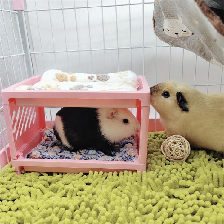 Piętrowe łóżko dla chomika Kącik dla małych zwierząt Ciepły domek-gniazdo Akcesoria