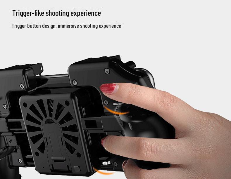 M10 M11 6-finger spillkontroller for PUBG har presis respons og forbedret varmeavledning.