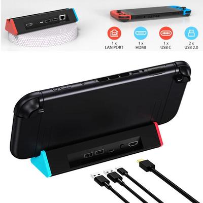 Portable TV Dock Station for Nintendo Switch 2 (2025),With 4K@120Hz HDMI Adapter/Type C Port/USB Port New Switch Game Accessorie