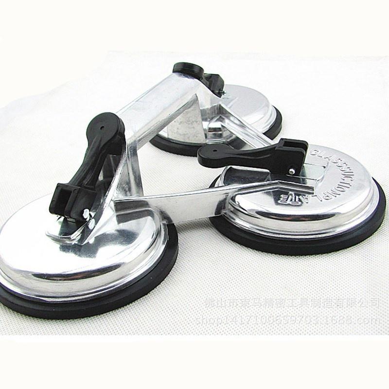 Aluminum Alloy Suction Cup for Glass Floor Tile Brick Suction Cup Puller Handle Lifter Panel Carrier Heavy Duty Glass Lifting