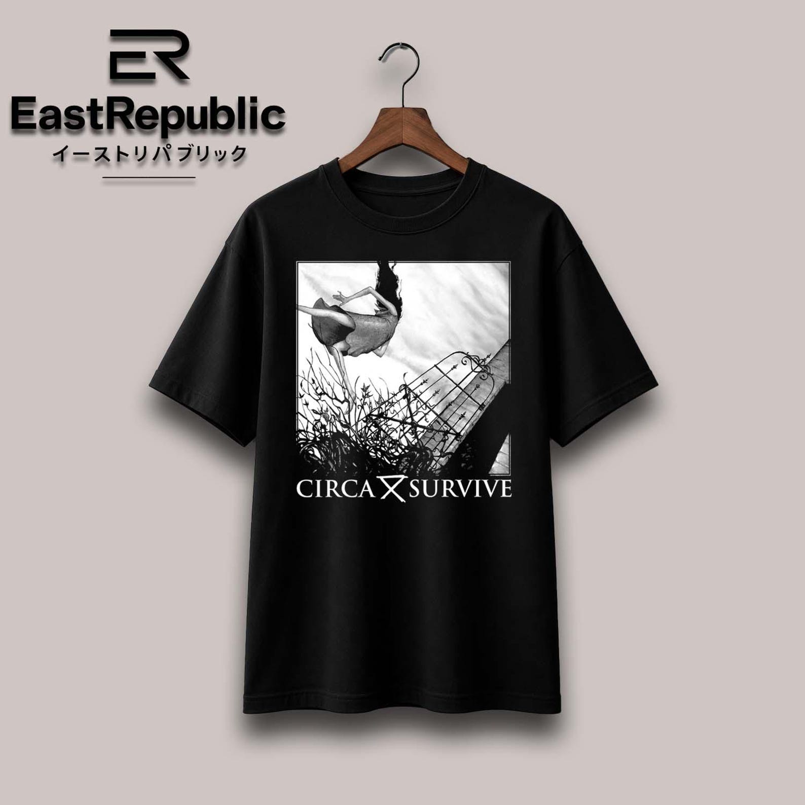 Circa Survive Band T shirt, Vintage Graphic Tee M