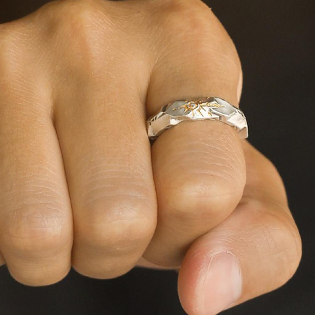 Retro Styles Zinc Alloy Rings Featuring Intricate Carvings and Comfortable Fit Portable for Fashion Enthusiasts Wear