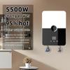 Digital Display Instant Electric Water Heater Small Household Bathroom Hot Water Shower Set Small Kitchen Water Heater
