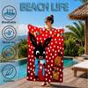 Bunny's Cozy Hug Beach Towel, Microfiber Beach Towel, Perfect For Pool, Beach, Travel, Home Decor Beach Party Fan Gifts