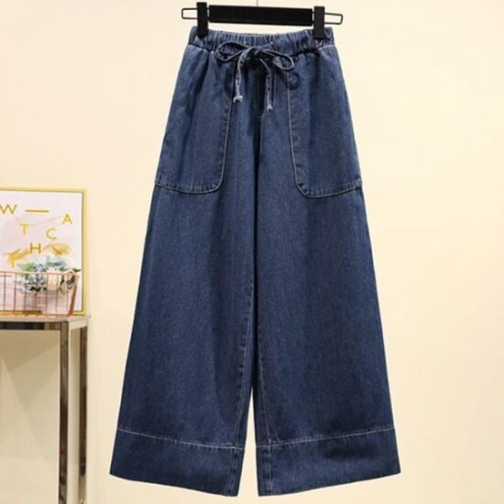 Navava Women Casual Wide Denim Pants Np384