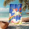 Custom Name Ultra-Soft Beach Towel with Unicorn Theme,Ideal for Pool - Camping, Diving - Perfect Travel Essential, Vibrant Beach Towel.