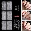 120 Seamless Transparent Ultra-Thin Long Oval, Ballet, Stiletto, and Rectangular Nail Tips