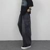 Men's Retro Wide-Leg Large Pocket Overalls - Trendy Loose-Fit Jeans for Autumn/Winter