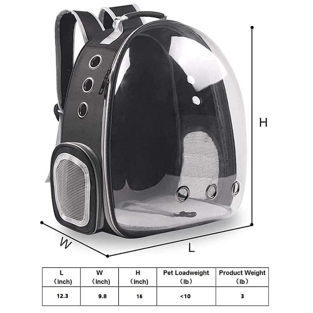 Backpack Bag Cat Carriers Dog Backpack Pet Bubble Backpack For Small Cats Puppies Dogs Bunny For Travel Hiking And Outdoor Use