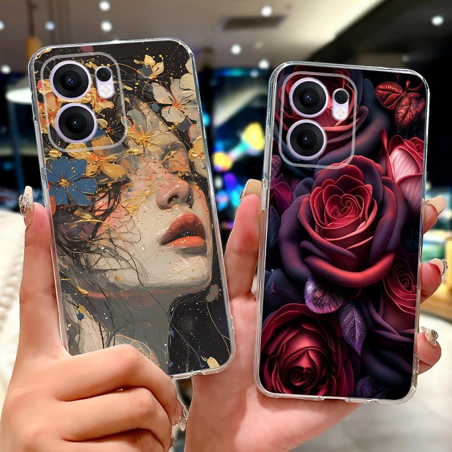 For Oppo Reno 13F 4G Case Reno13 Pro New Fashion Painted Cover Soft Silicone Phone Cases For Oppo Reno 13 Pro Reno13 F 5G Fundas