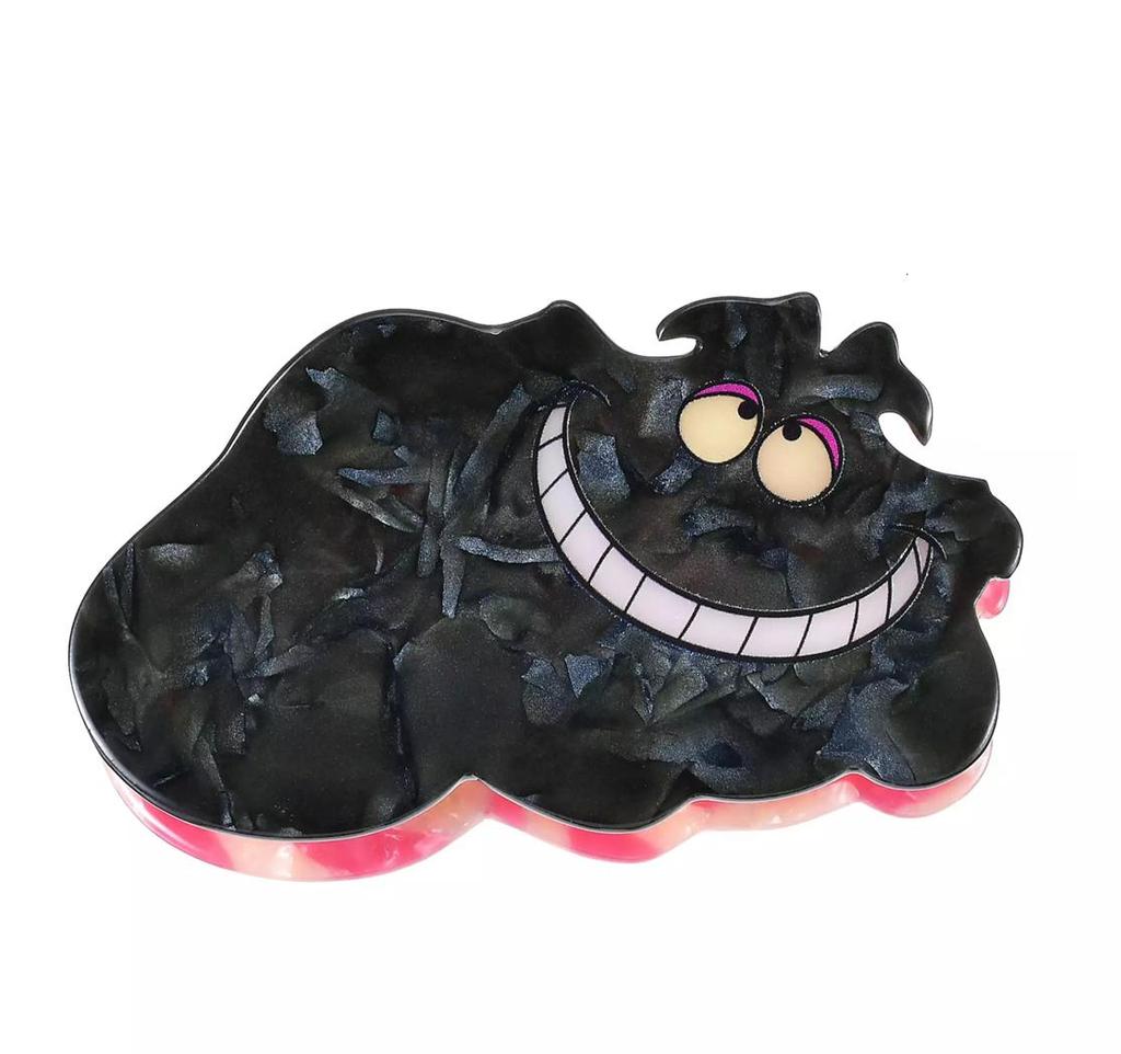 DISNEY Cheshire Cat Hair Clip Glow-in-the-Dark Die-Cut ( CHESHIRE CAT ) NEW