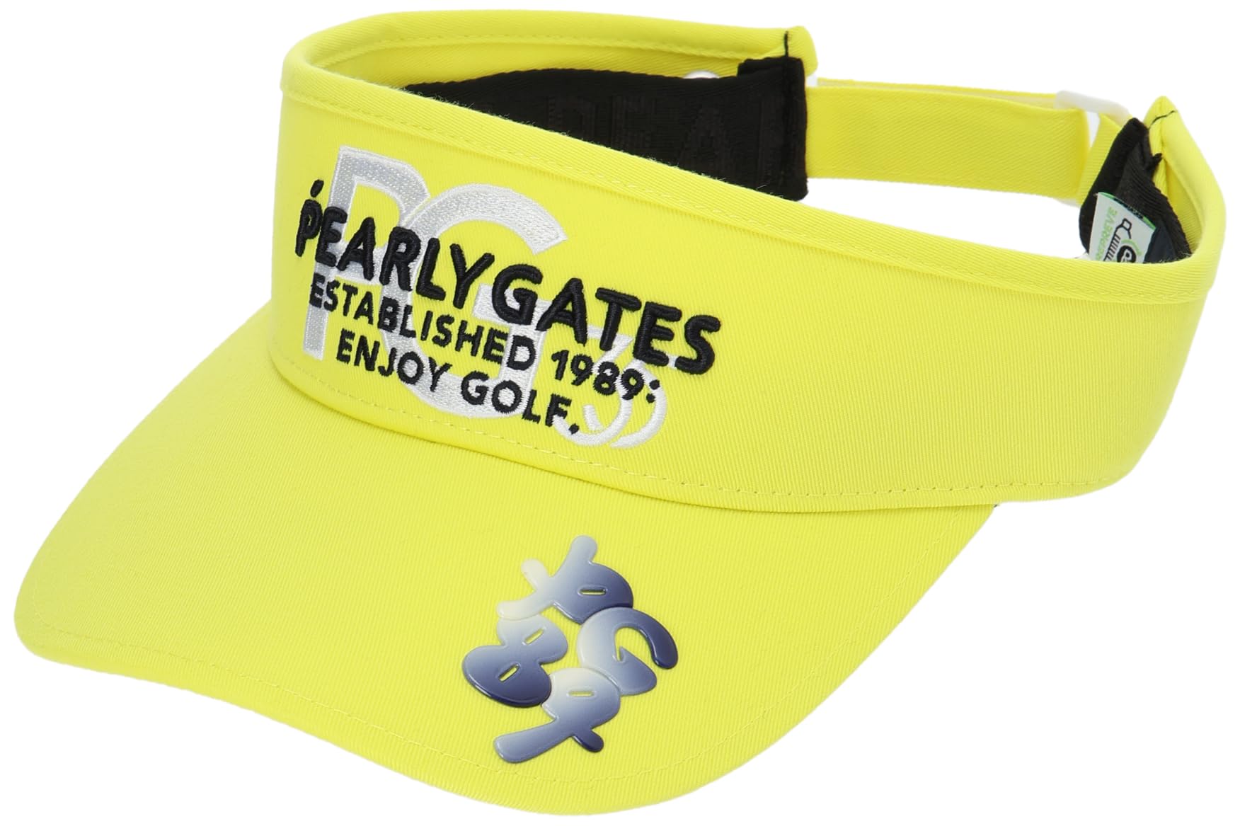 

PEARLY GATES Unisex Sun Visor (35th Anniversary Series, Adjustable Size) / Golf Hat / 053-4187202 130_Lime FR