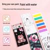Children's Scratch Art Watercolor Memo Pad: Doodle & Paint with Self-Contained Pigment
