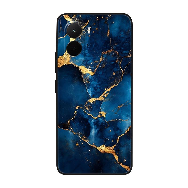 Etui na Poco M7 4G Fajne Malowane Marmurem Miękki Silikonowy Tylny Pokrowiec Na Xiaomi PocoM7 4G TPU Zderzak Fundas Poco M7 4G M 7 Coque