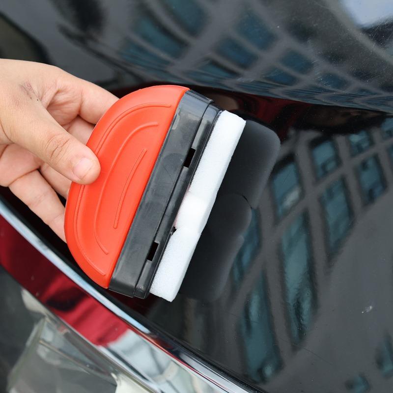 Car Glass Oil Film Remover Windshield Cleaner Auto Glass Sponge Cleaning Brush Water Spots Stain Removal Cars Detailing Tools