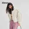 Aolaiyi Women's Cropped Stand-Collar Down Jacket