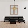 6 Pcs Garden Furniture Set Solid Pine Wood