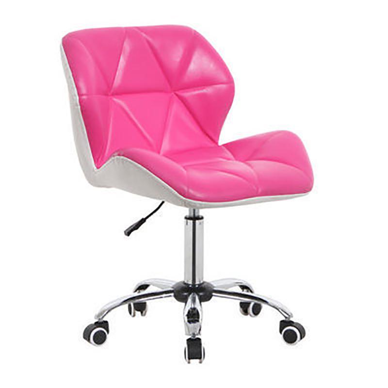 Adjustable Swivel Bar Stool with Backrest - Modern High Stool for Home or Salon