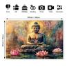 VIKAMA Serene Buddha Lake Scene Tapestry Stylish Wall Decor For Bedroom Meditation Nook Apartment Aesthetic Backdrop Home Decor