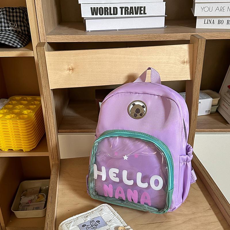 High value, fresh and sweet, casual, simple and lightweight backpack for primary and secondary school students