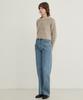 STEP AROUND Brushed Crop Round Knit_Sandstone